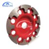 China huangchang 125 resin grinding wheel double row cup remove epoxy floor concrete and stone polish segmented turbo double row - Image 2