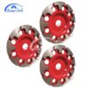 China huangchang 125 resin grinding wheel double row cup remove epoxy floor concrete and stone polish segmented turbo double row - Image 5