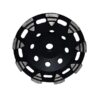 7" Segmented Sintering Concrete Grinding Triangle Segment Cup Wheel pvc disc