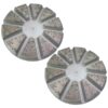 3 inch 10 segments metal diamond grinding pads for floor metal disc - Image 3