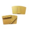 PCD Split Two Rectangle Segments Concrete Diamond Grinding Shoes Marble Polish Pads For Coatings Removal - Image 2