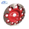 China huangchang 125 resin grinding wheel double row cup remove epoxy floor concrete and stone polish segmented turbo double row - Image 3