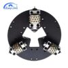 Concrete stone ganite abrasive grinding polishing rotary Litchi surface texture pneumatic tungsten carbide bush hammer roller - Image 3