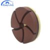 Factory hot selling 4-inch snail buckle grinding wheel snail lock foam back pad for hand polisher - Image 5