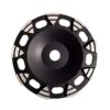 huangchang 125mm shield type concrete, various hardness flooring, stone, marble flooring, grinding cup abrasive wheels 150