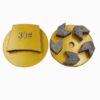 3 Inch Syntec Fast Change Medium Bond Grit 30 Diamond Grinding Puck Pad with 5 Arrows - Image 5