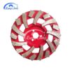 Huangchang Vacuum brazed diamond grinding cup wheel for marble granite - Image 3