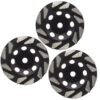 Huangchang Factory Directly 5inch Concrete Diamond Grinding Cup Wheel with triangle Shape Segments