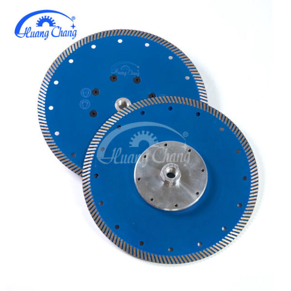 Circular Turbo Triangle Corrugation Diamond Saw Blade Cutting Disc for Stone Factory