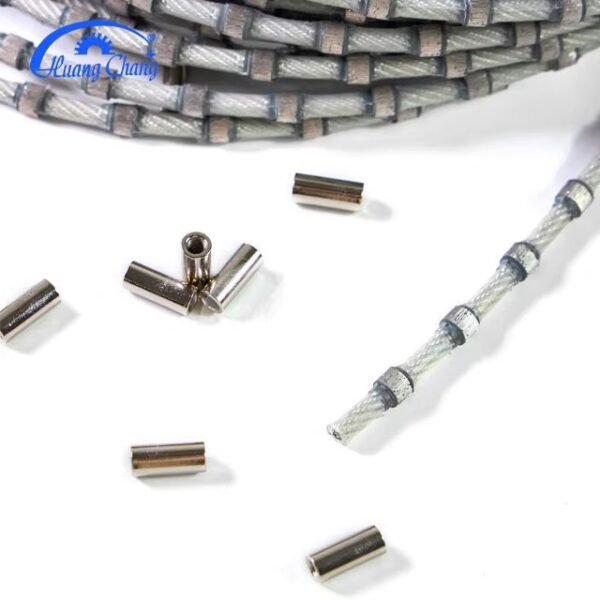 Huangchang Diamond Tool Wire Saw Spring Connection with Rubber for Stone Quarrying - Image 6