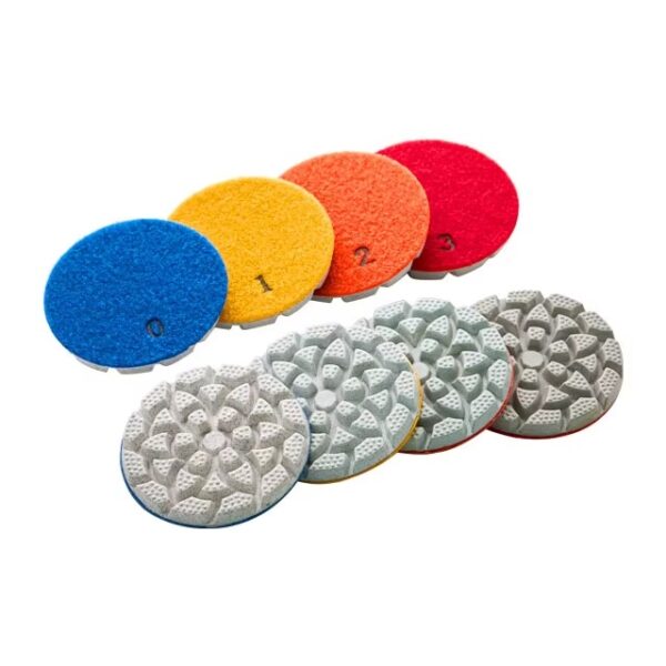 Durable 80mm Thicken Resin Diamond Polishing Pad for Finishing Concrete Surface Stone Marble Granite - Image 2