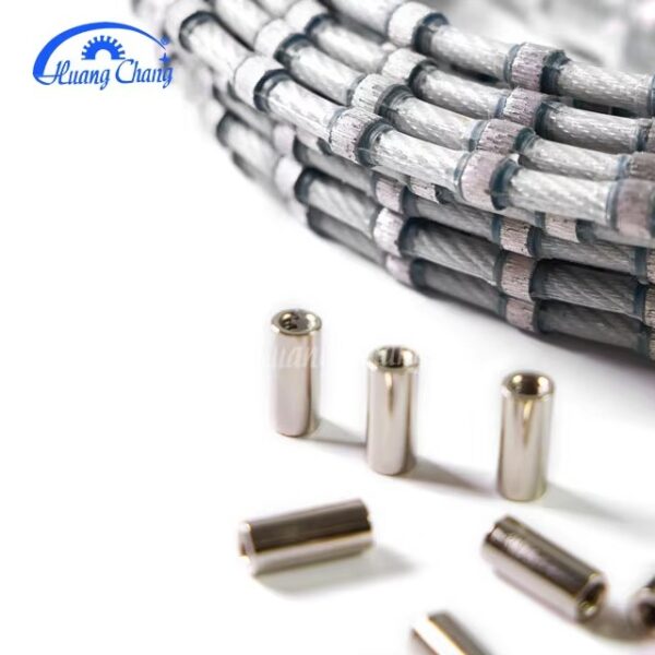 Huangchang Diamond Tool Wire Saw Spring Connection with Rubber for Stone Quarrying - Image 4
