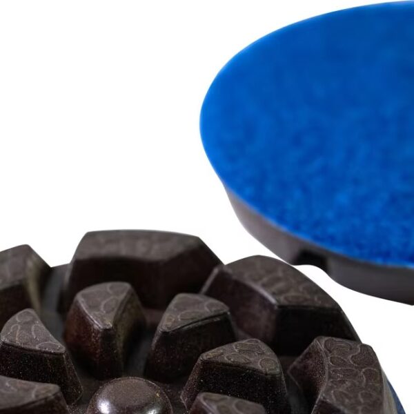 Marble Quartz Stone Wet And Dry Grinding Resin Bonded Flexible concrete Diamond Polishing Pad diamond hand polishing pad - Image 4