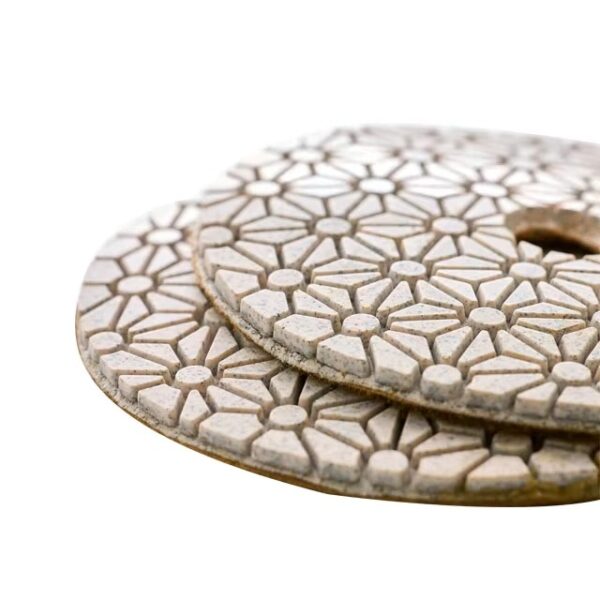 Polishing stone marble dry polishing pads 100mm 30grit to 3000grit colorful marble floor polishing pads - Image 3