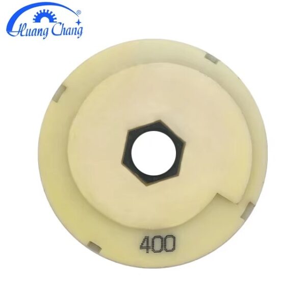 Factory hot selling 4-inch snail buckle grinding wheel snail lock foam back pad for hand polisher - Image 6