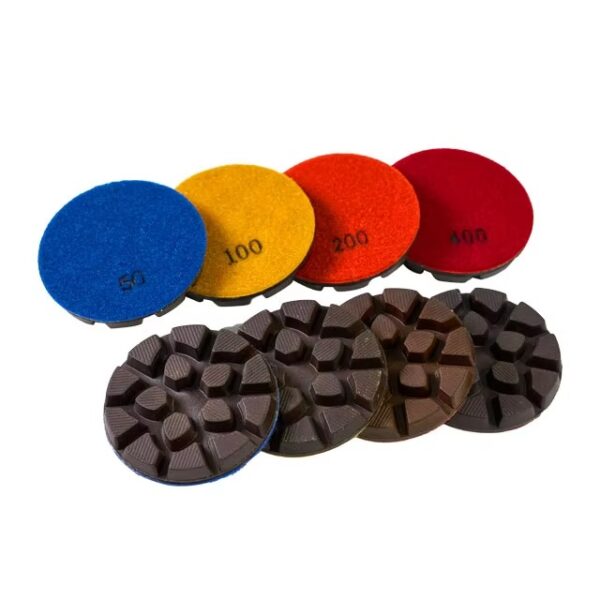 Floor Renovation Grinding Pads Resin Bond Diamond Dry Polishing Pads for concrete terrazzo floors HC-DPP-073 - Image 2