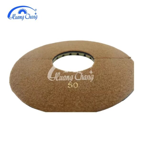 250mm Diamond Polishing Pads Diamond Floor Polishing Pads Wet Flexible Resin Marble Granite Circular Custom Yellow Color Pad - Image 5