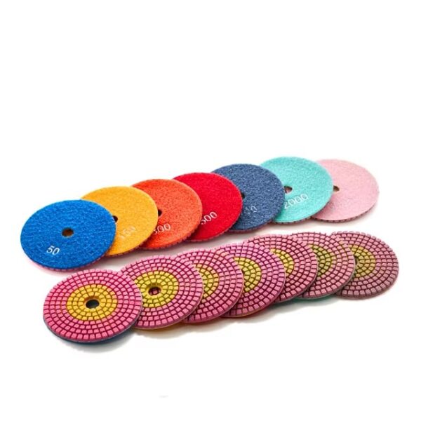 The two colors Diamond Wet Polishing Pad Triangle Granite Marble Stone Polishing Granite Polishing Pad - Image 6