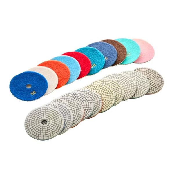 4inch wet diamond polishing pads for marble granite floor stone polishing - Image 3