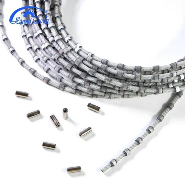 Diamond Wire Cutting Mining Rope Saw Blade for Granite Marble Jade Concrete Stone - Image 5