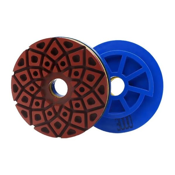 Snail Lock Diamond Edge Polishing Pads Use for Stone Granite Marble Tile Automatic Polishing Machines - Image 2