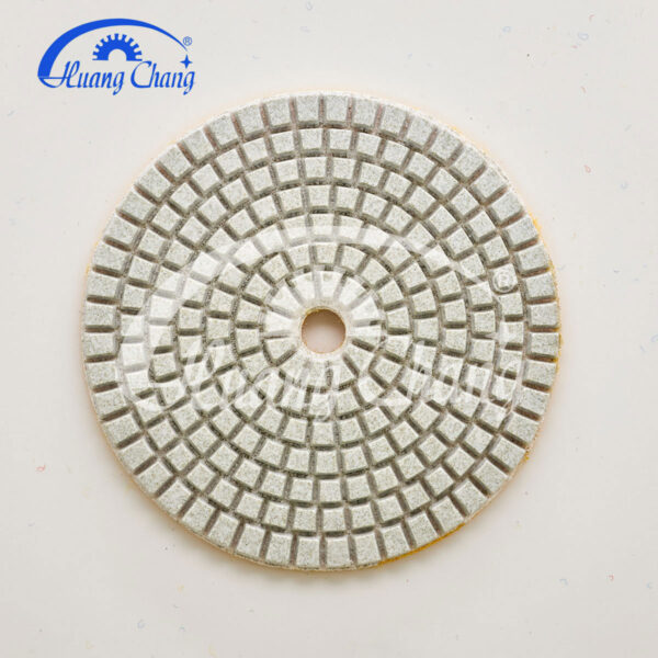 white dry stone granite diamond polishing pads hc spp 0015