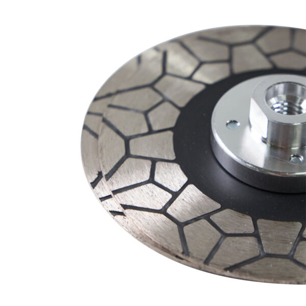 diamond saw blade mesh double sided cutting grinding disc with flange